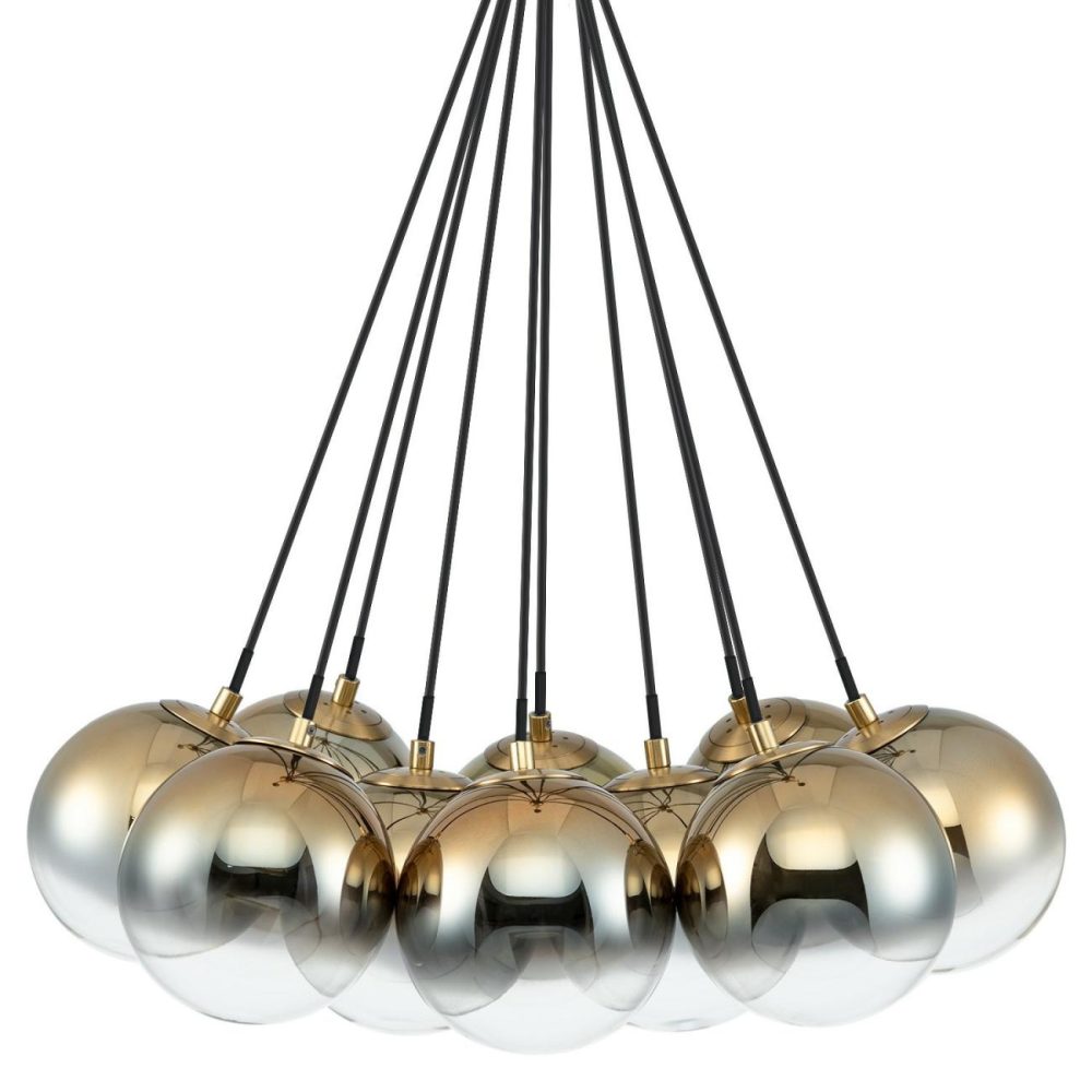 10 Bulb Ball Cluster Pendant- Salerno Dining