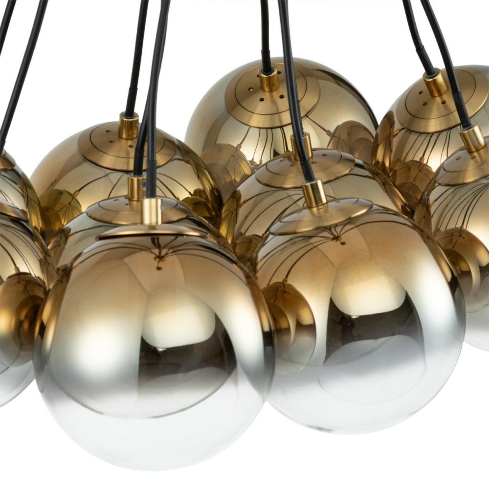 10 Bulb Ball Cluster Pendant- Salerno Dining