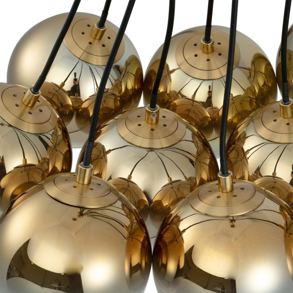 10 Bulb Ball Cluster Pendant- Salerno Dining