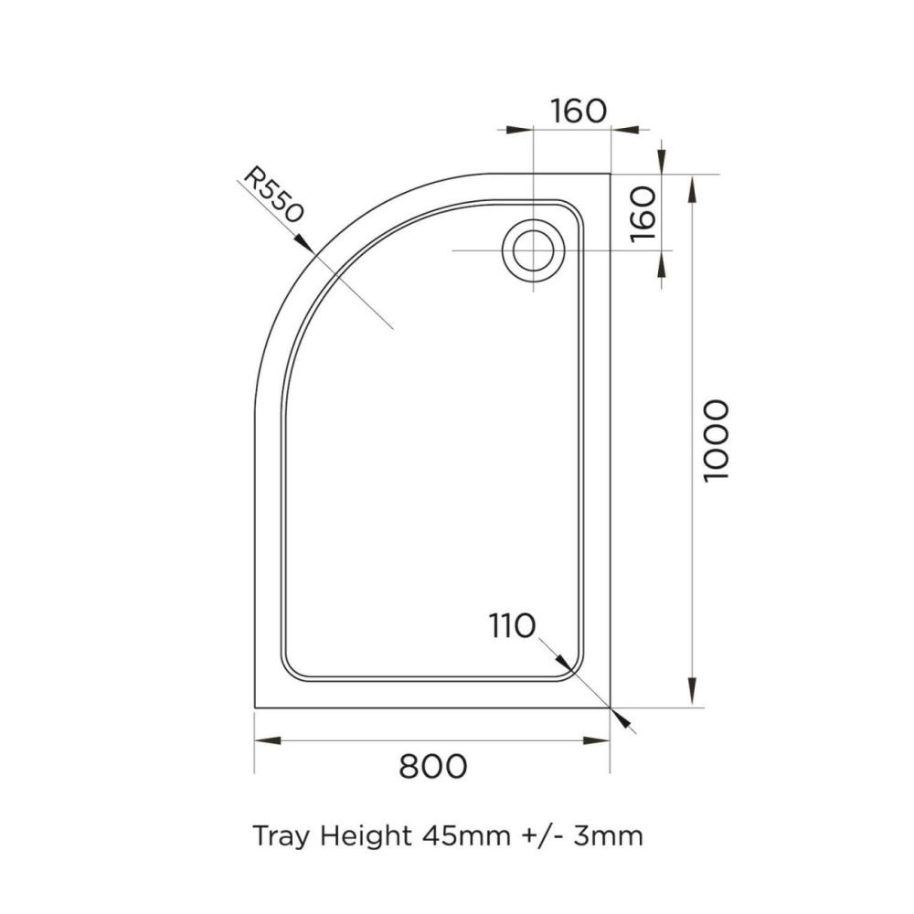 1000 X 800Mm Left Hand Offset Quadrant Shower Enclosure Suite With Toilet & Basin – Carina Bathroom