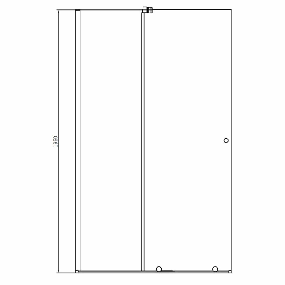 1400Mm Chrome Frameless Sliding Wet Room Shower Screen – Denver Bathroom