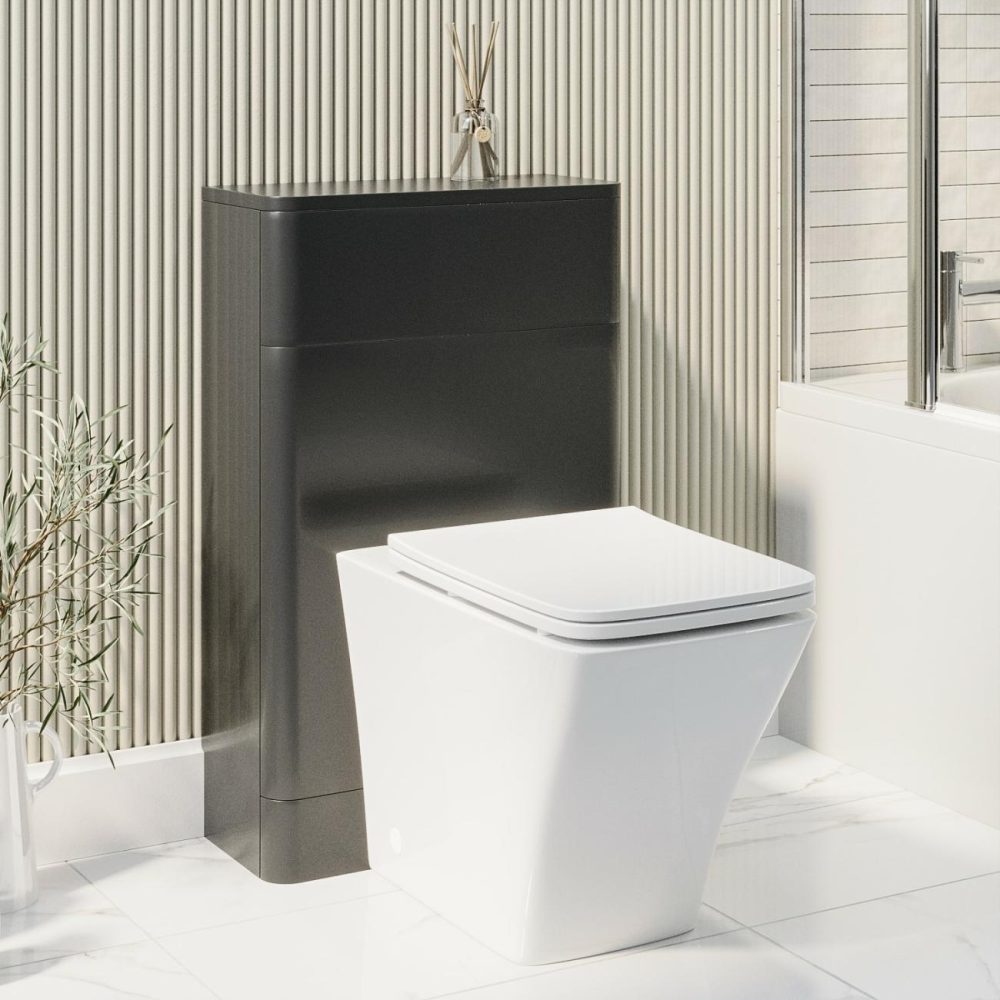 500Mm Dark Grey Back To Wall Toilet Unit Only – Pendle Bathroom