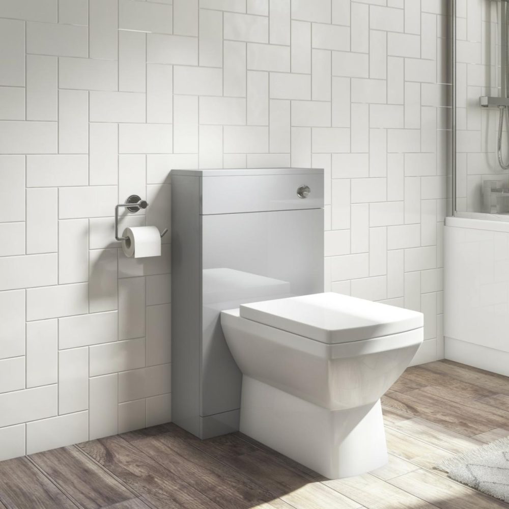 500Mm Grey Back To Wall Toilet Unit Only – Ashford Bathroom