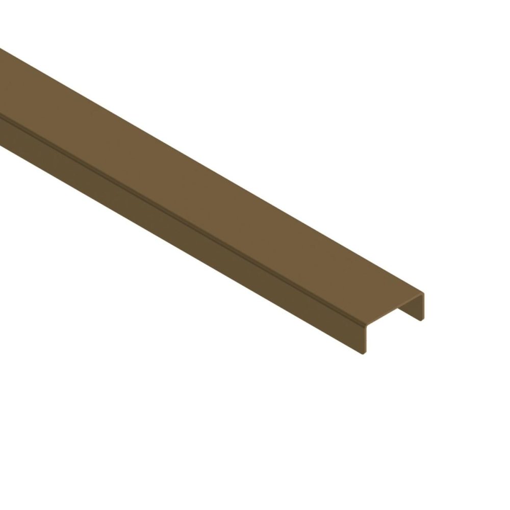 600Mm Linear Waste Cover Brushed Bronze – Live Your Colour Bathroom