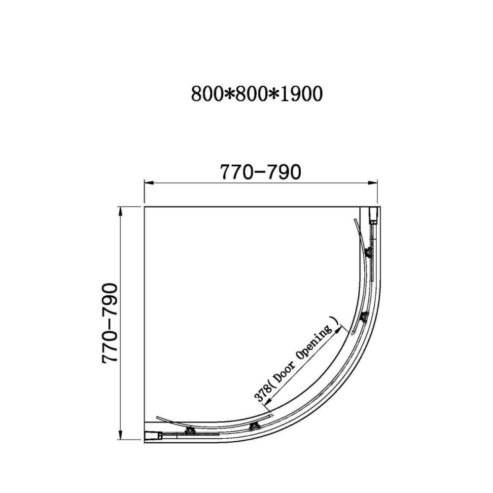 800Mm Quadrant Chrome Shower Enclosure Suite With Toilet & Basin – Carina Bathroom