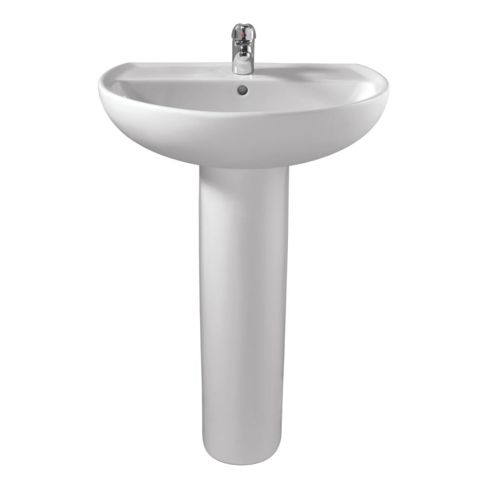 Alcona 550Mm Basin & Full Pedestal Pack Basins