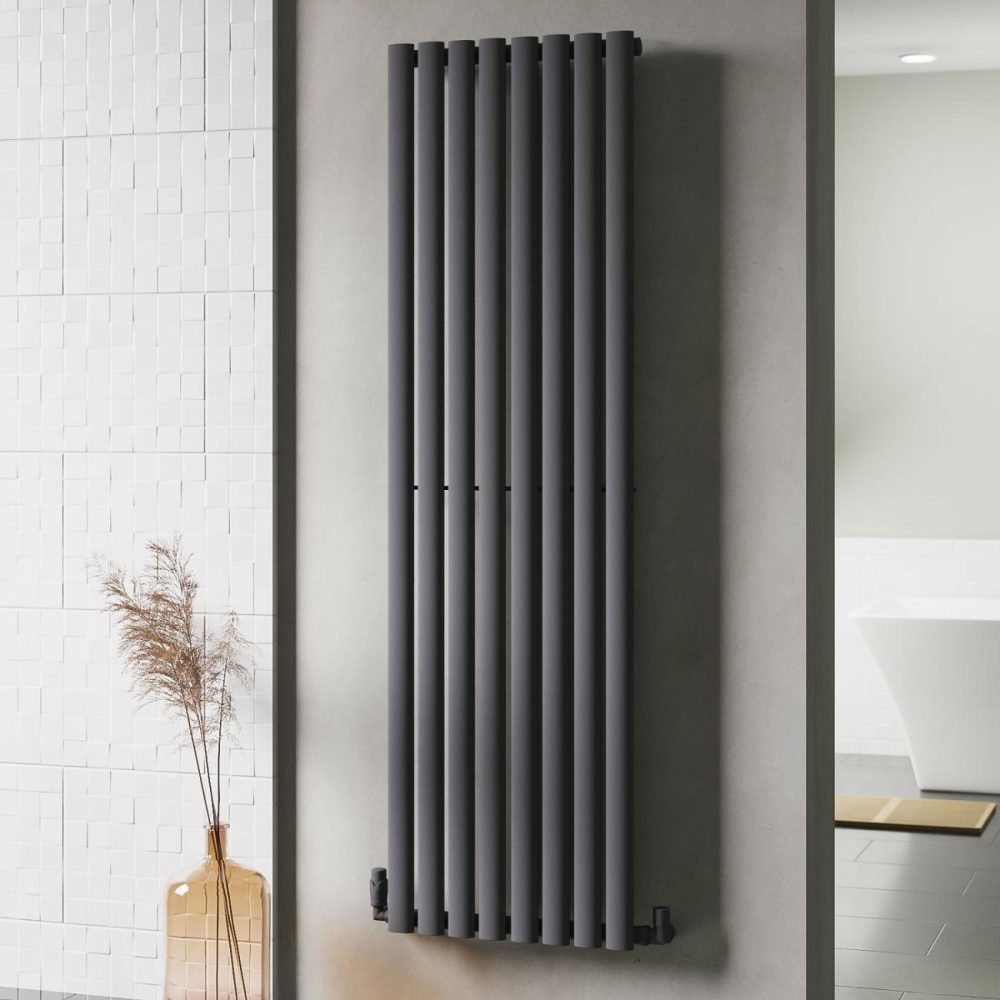 Anthracite Vertical Single Panel Radiator 1600 X 480Mm – Margo Heating