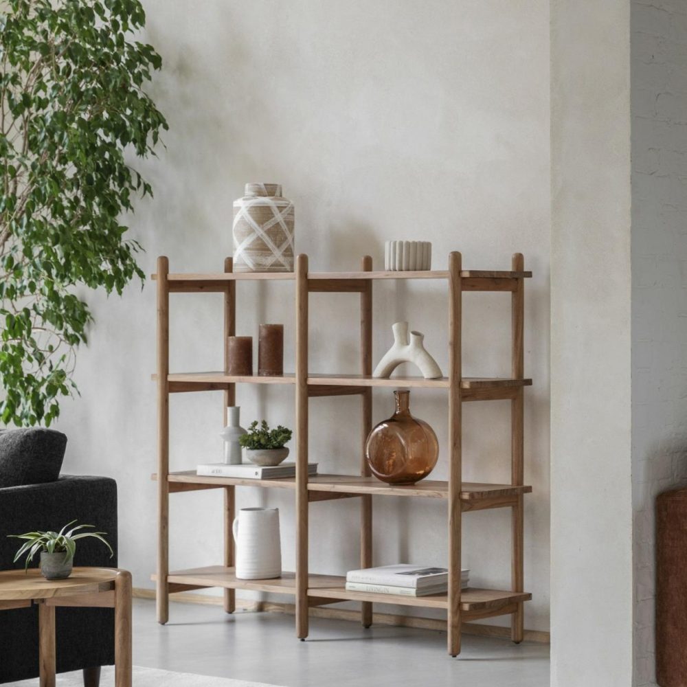 Ayla Open Bookcase – Caspian House Bookcases