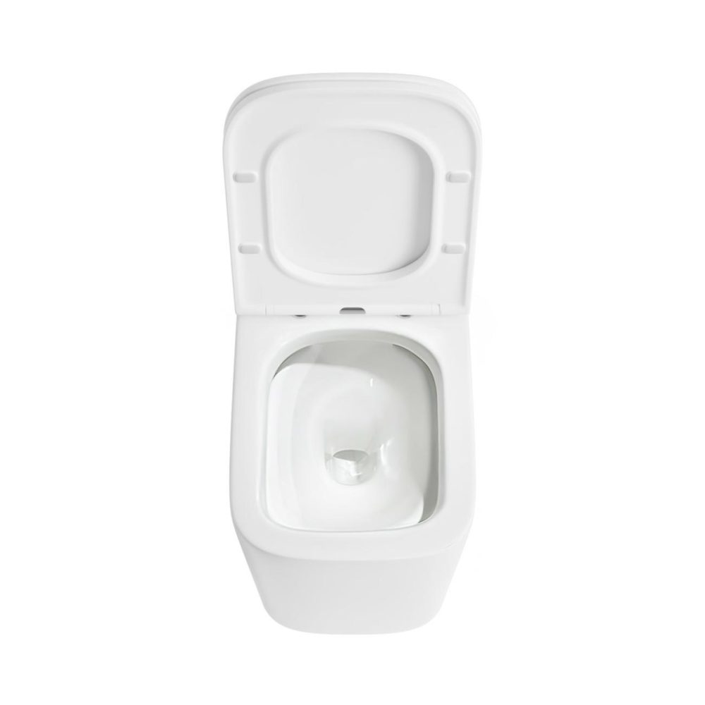 Back To Wall Rimless Toilet With Soft Close Seat – Albi Back To Wall