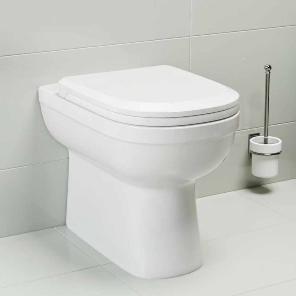 Back To Wall Toilet With Soft Close Seat – Addison Back To Wall