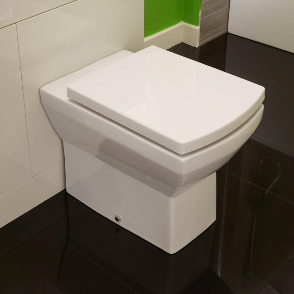 Back To Wall Toilet With Soft Close Seat – Tabor Back To Wall