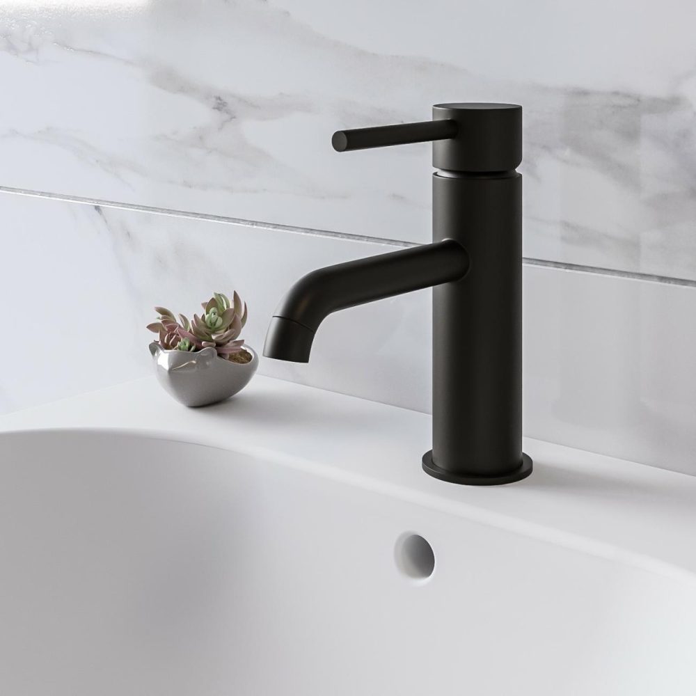 Black Mono Basin Mixer Tap – Arissa Basin Taps