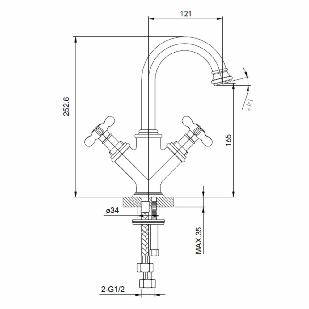 Black Shower And Basin Tap Set – Camden Bathroom