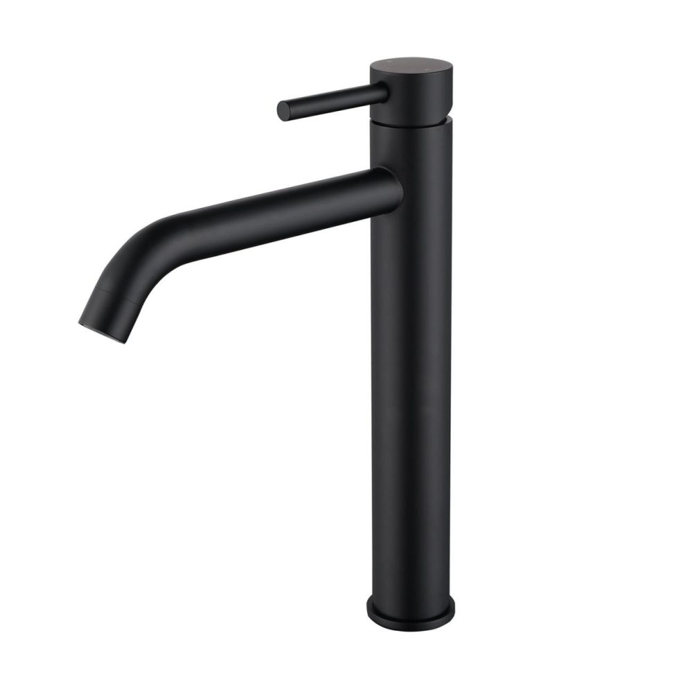 Black Tall Single Lever Mono Basin Mixer Tap – Arissa Basin Taps