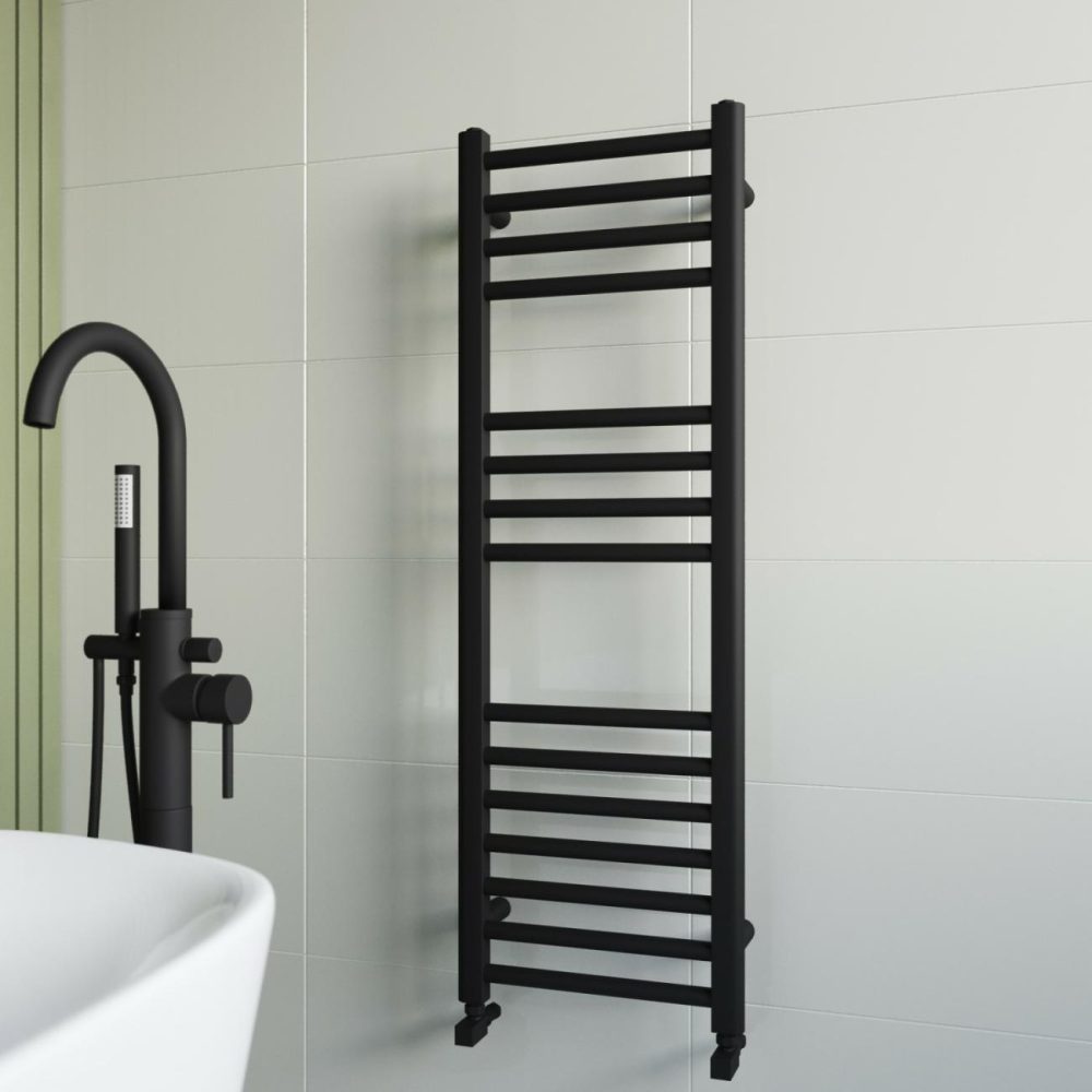 Black Towel Radiator 1200 X 400Mm – Sahara Heating