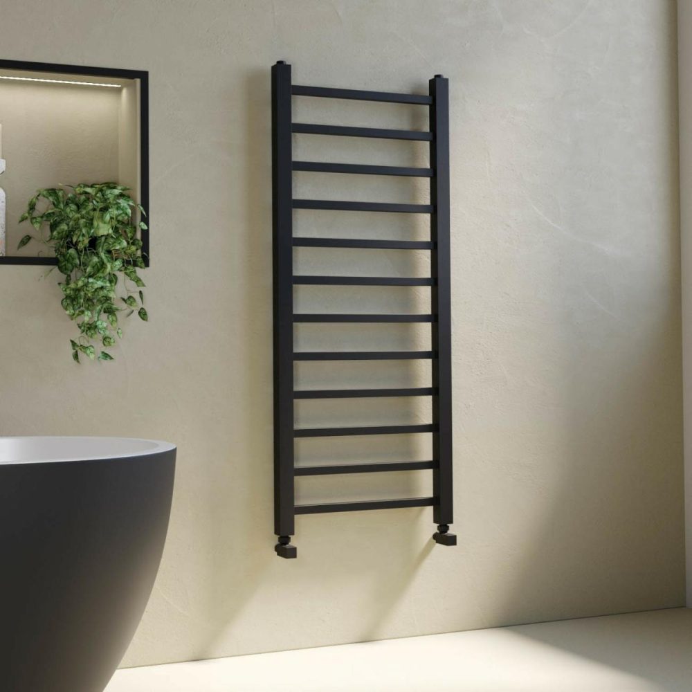 Black Towel Radiator 1200 X 500Mm – Sonoran Heating