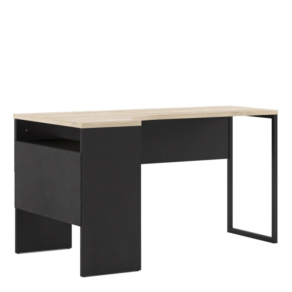 Black Wooden L Shaped Desk With Storage – Function Plus L Shaped Desks