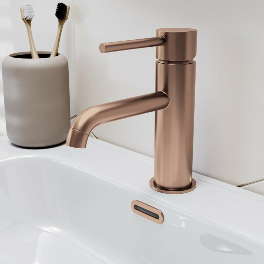 Brushed Bronze Mono Basin Mixer Tap – Arissa Basin Taps