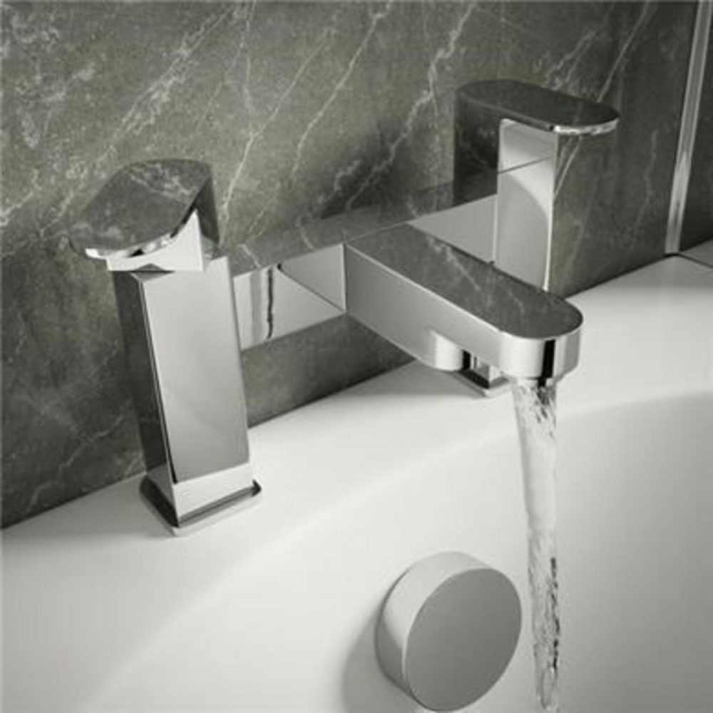 Chrome Bath And Basin Tap Set – Como Bathroom