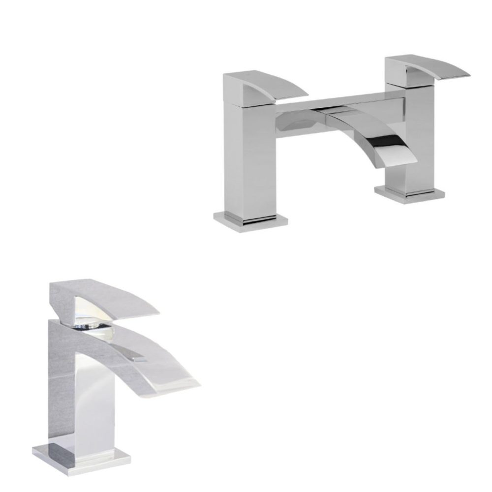 Chrome Bath And Basin Tap Set – Wave Bathroom