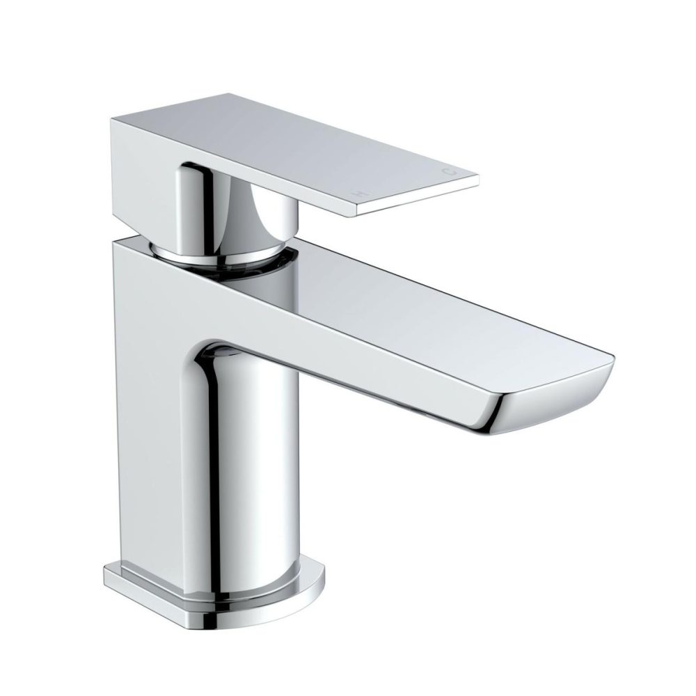 Chrome Bath And Basin Tap Set With Basin Waste- Zana Bathroom