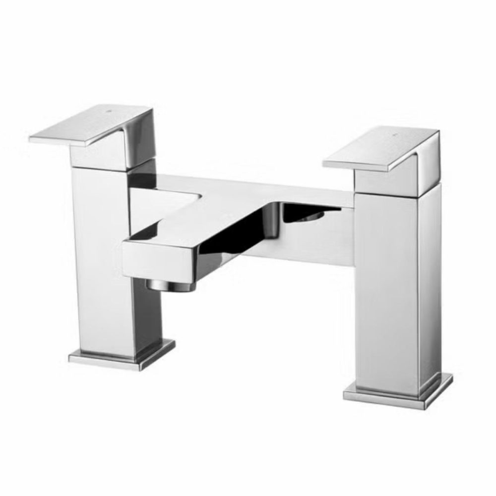 Chrome Bath Mixer Tap – Cube Bath Taps