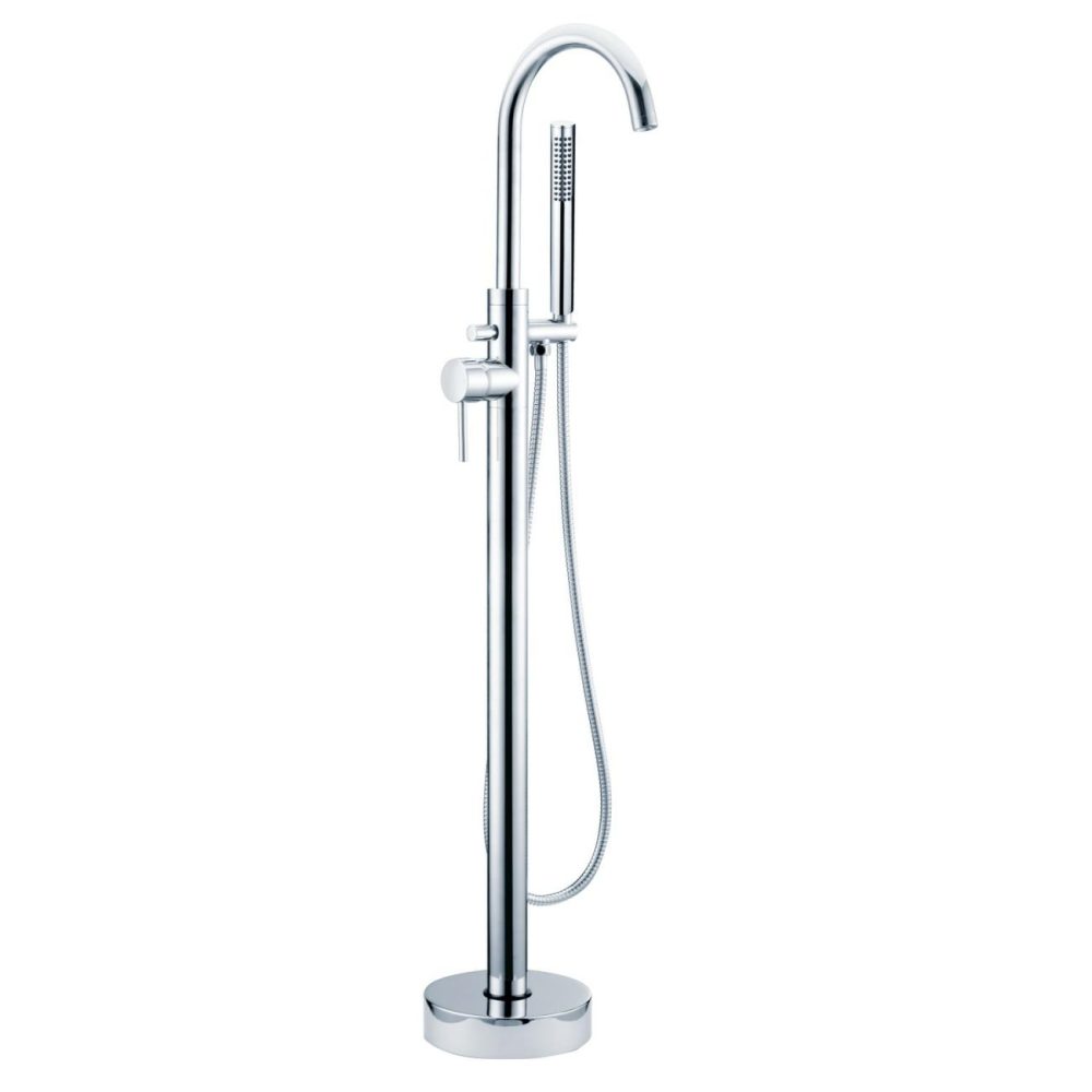 Chrome Freestanding Bath Shower Mixer And Basin Tap Set – Arissa Bathroom