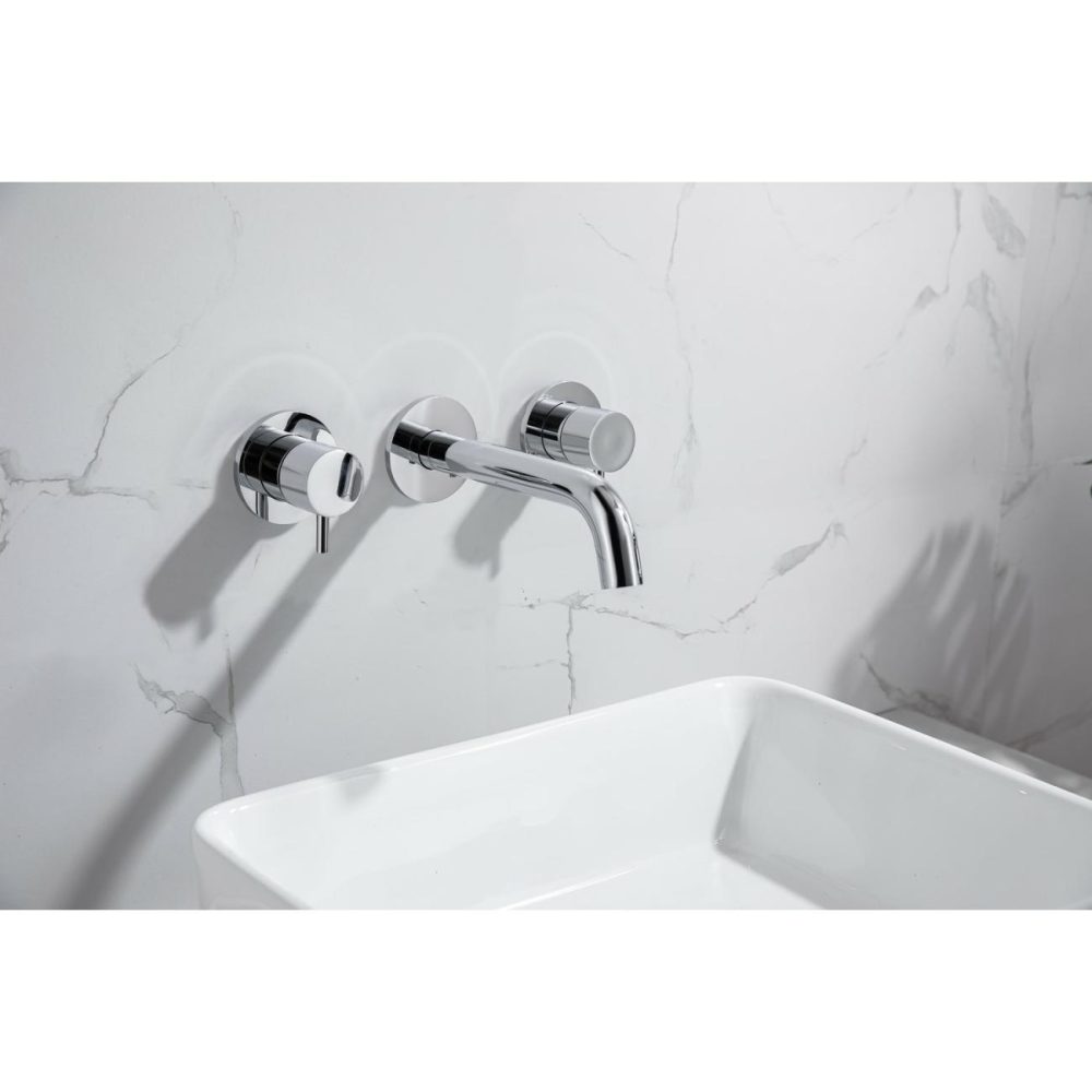 Chrome Wall Mounted Basin Mixer Tap – Arissa Basin Taps