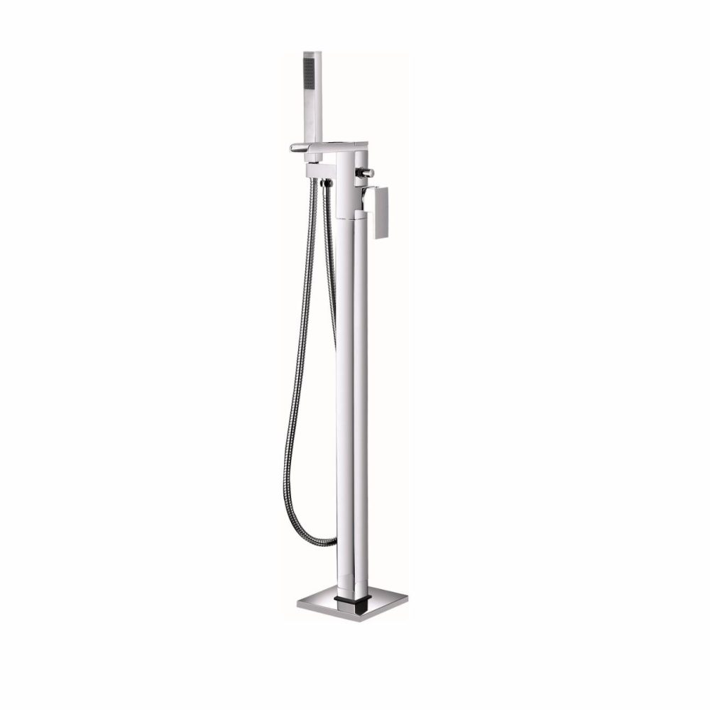 Chrome Waterfall Freestanding Bath Shower Mixer Tap – Quadra Bath Taps