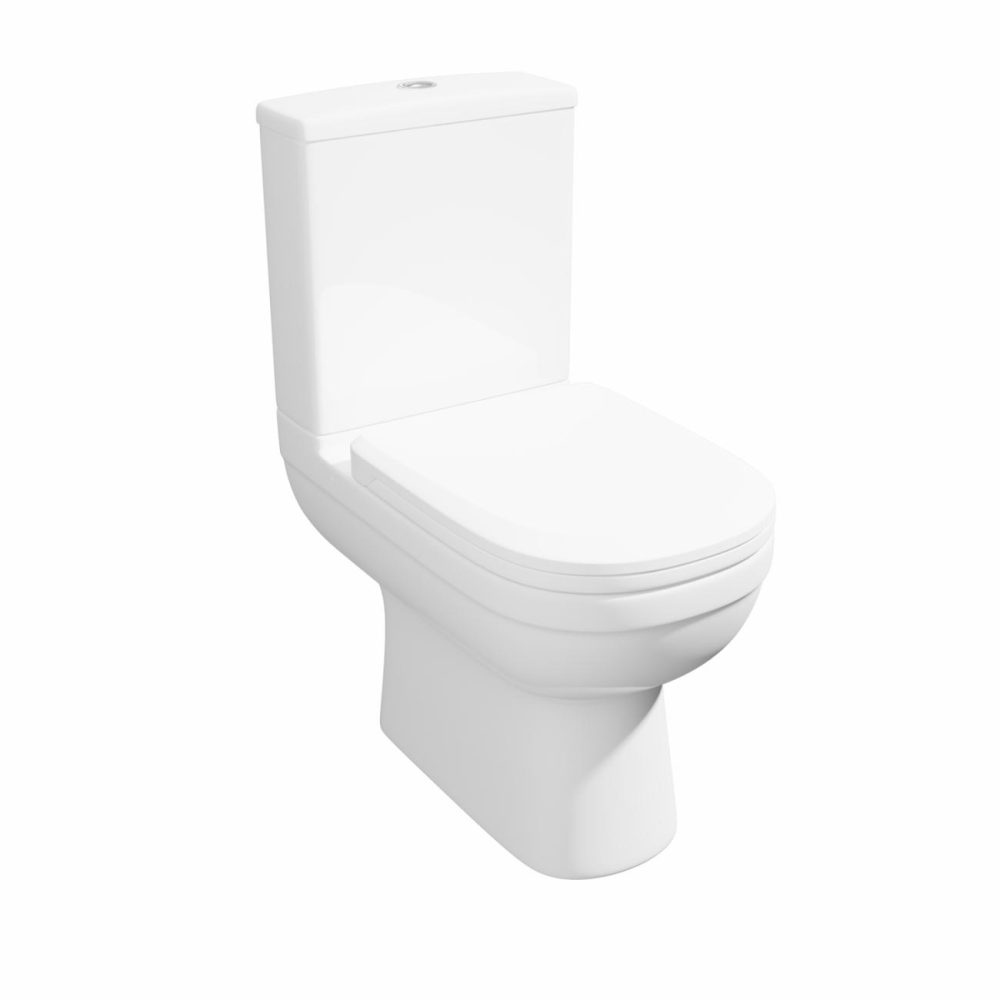 Close Coupled Toilet With Soft Close Seat – Addison Bathroom