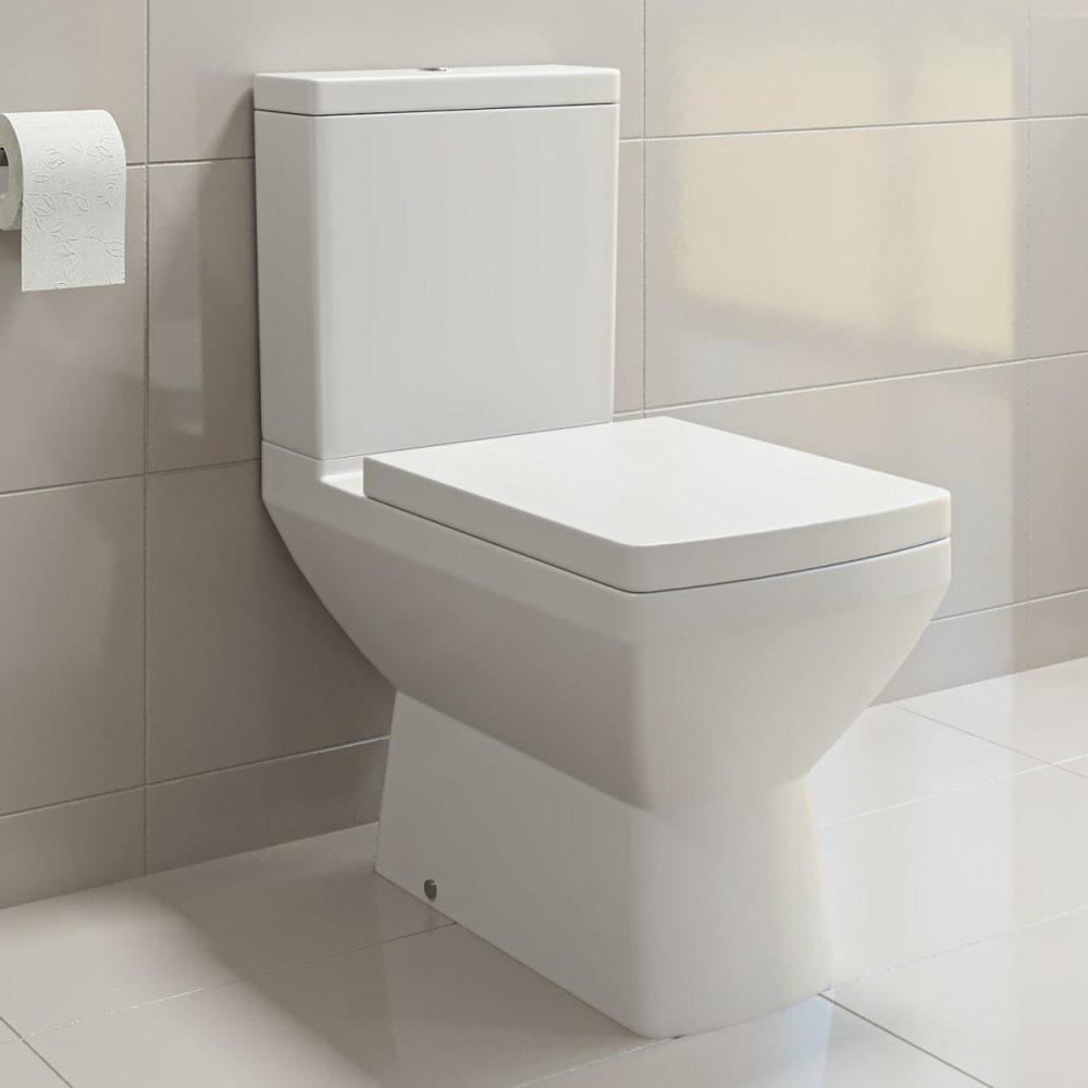 Close Coupled Toilet With Soft Close Seat – Tabor Bathroom