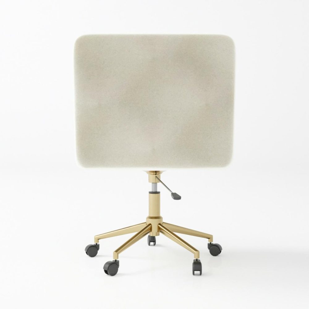 Cream Velvet Tub Office Chair – Sonny Office