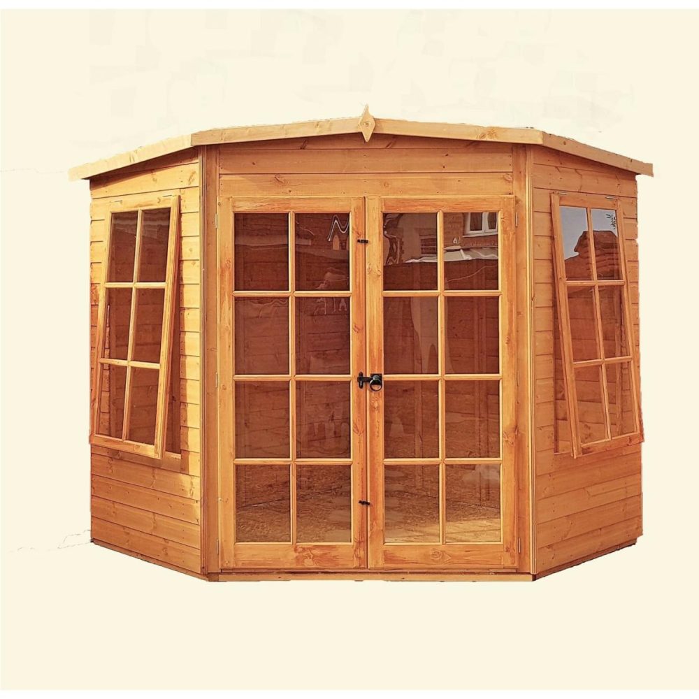 Double Door Garden Summerhouse 7 X 7Ft Buildings & Storage