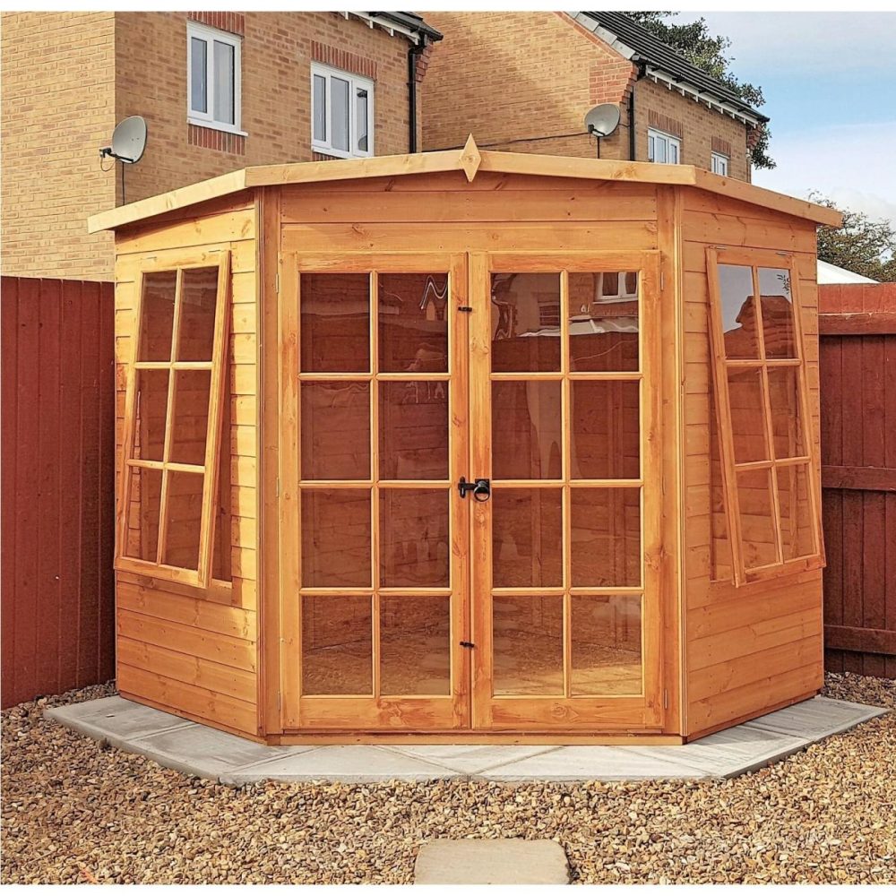 Double Door Garden Summerhouse 7 X 7Ft Buildings & Storage