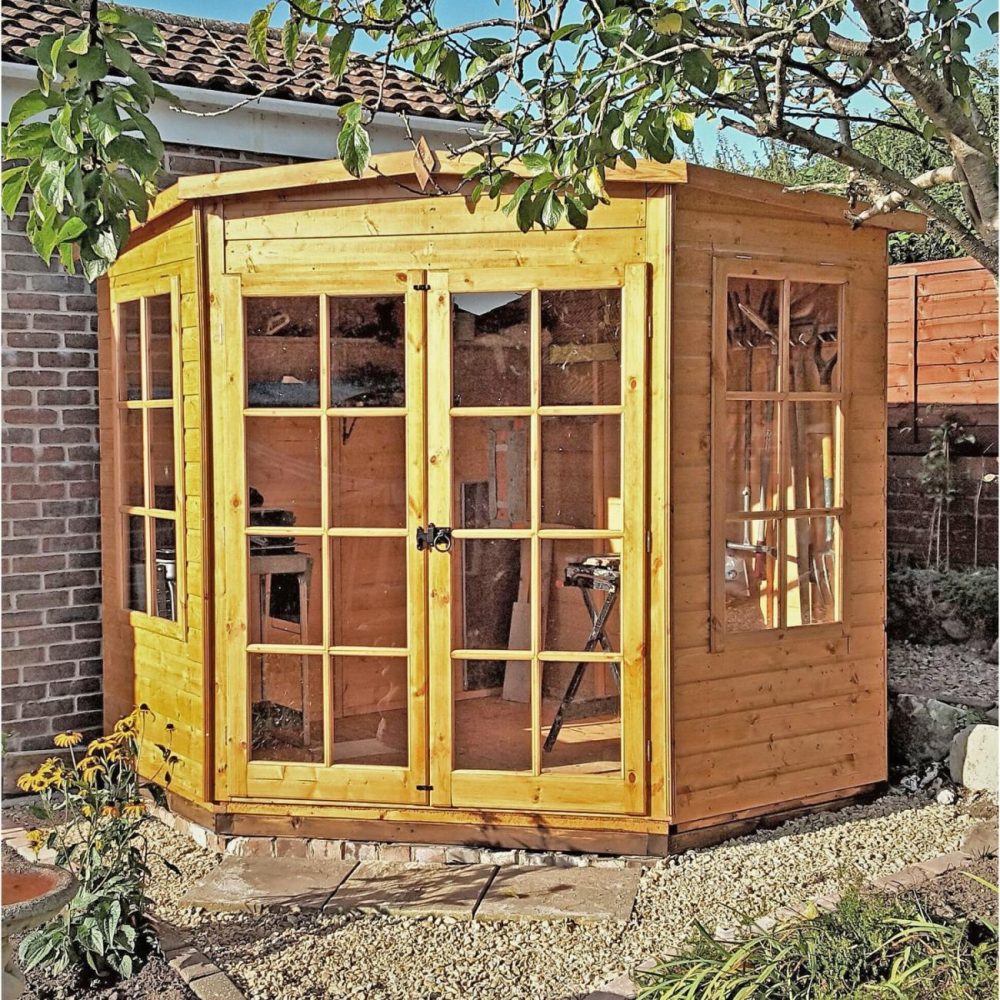 Double Door Garden Summerhouse 7 X 7Ft Buildings & Storage