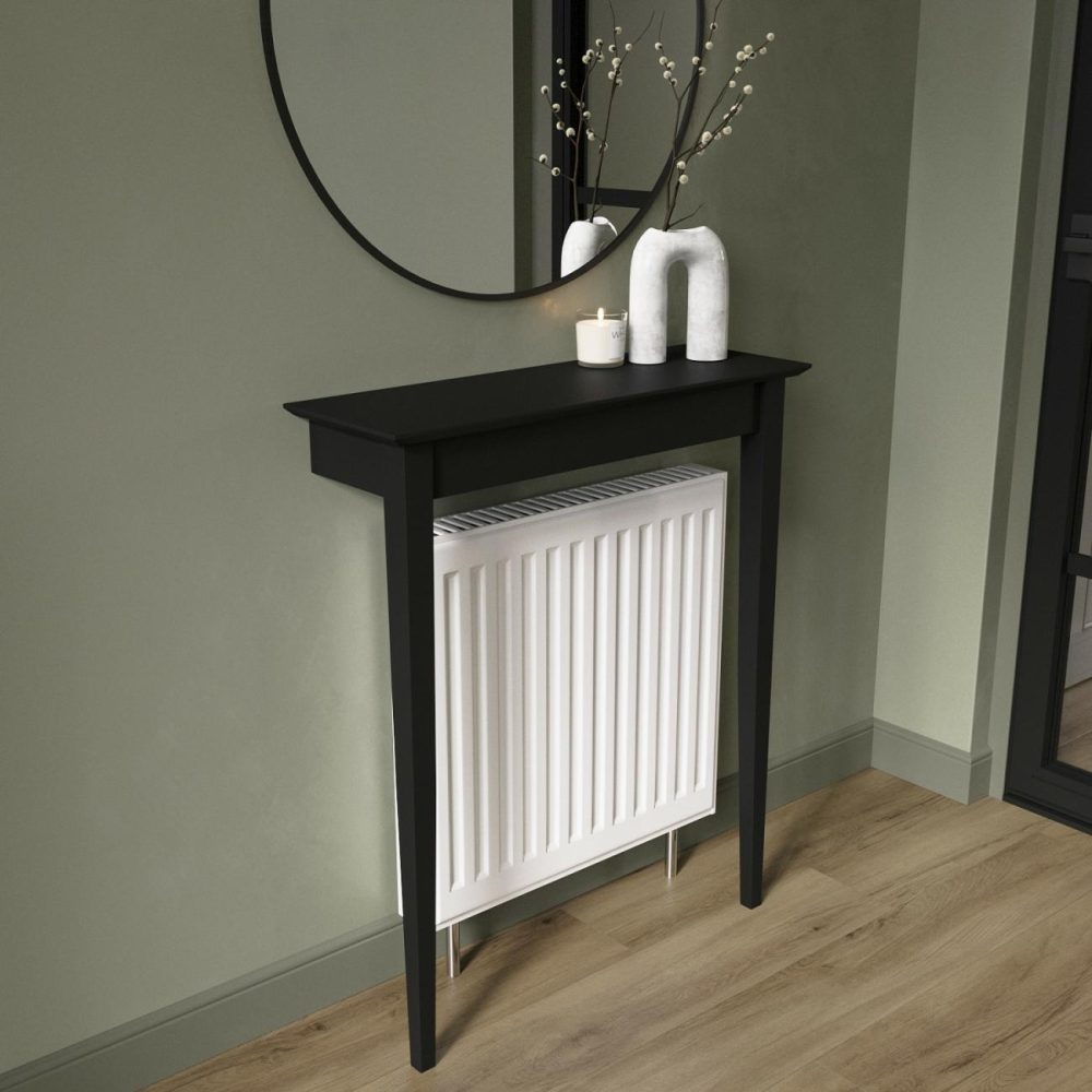 Extra Small Black Radiator Cover – 75Cm – Ava Dining