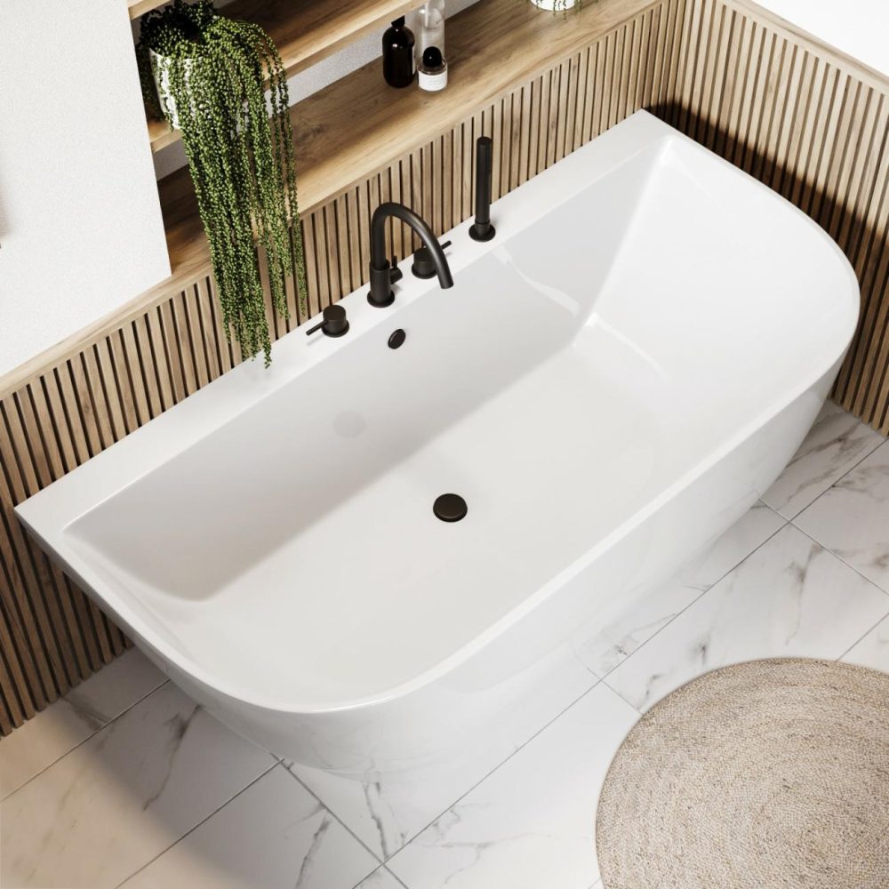 Freestanding Back To Wall Double Ended Bath 1650 X 780Mm – Manilla Bathroom