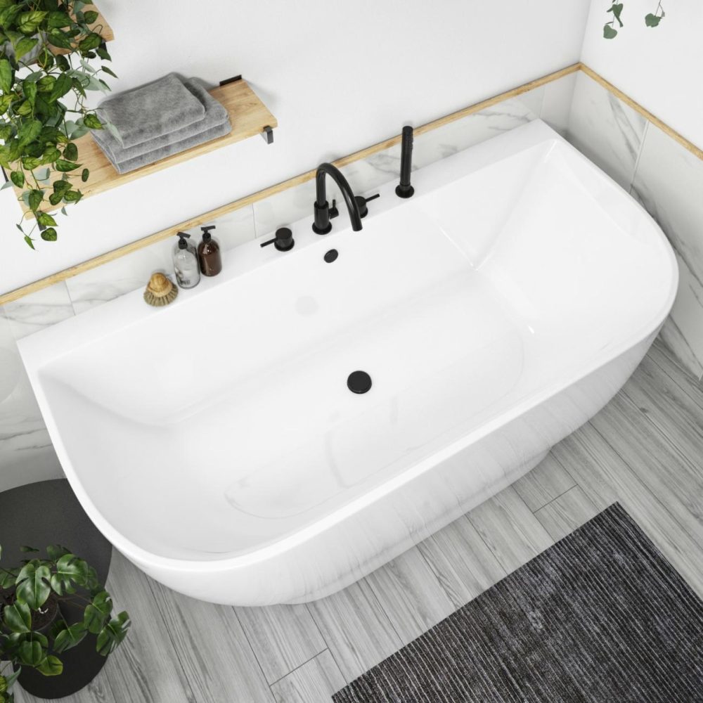 Freestanding Back To Wall Double Ended Bath 1650 X 780Mm – Manilla Bathroom