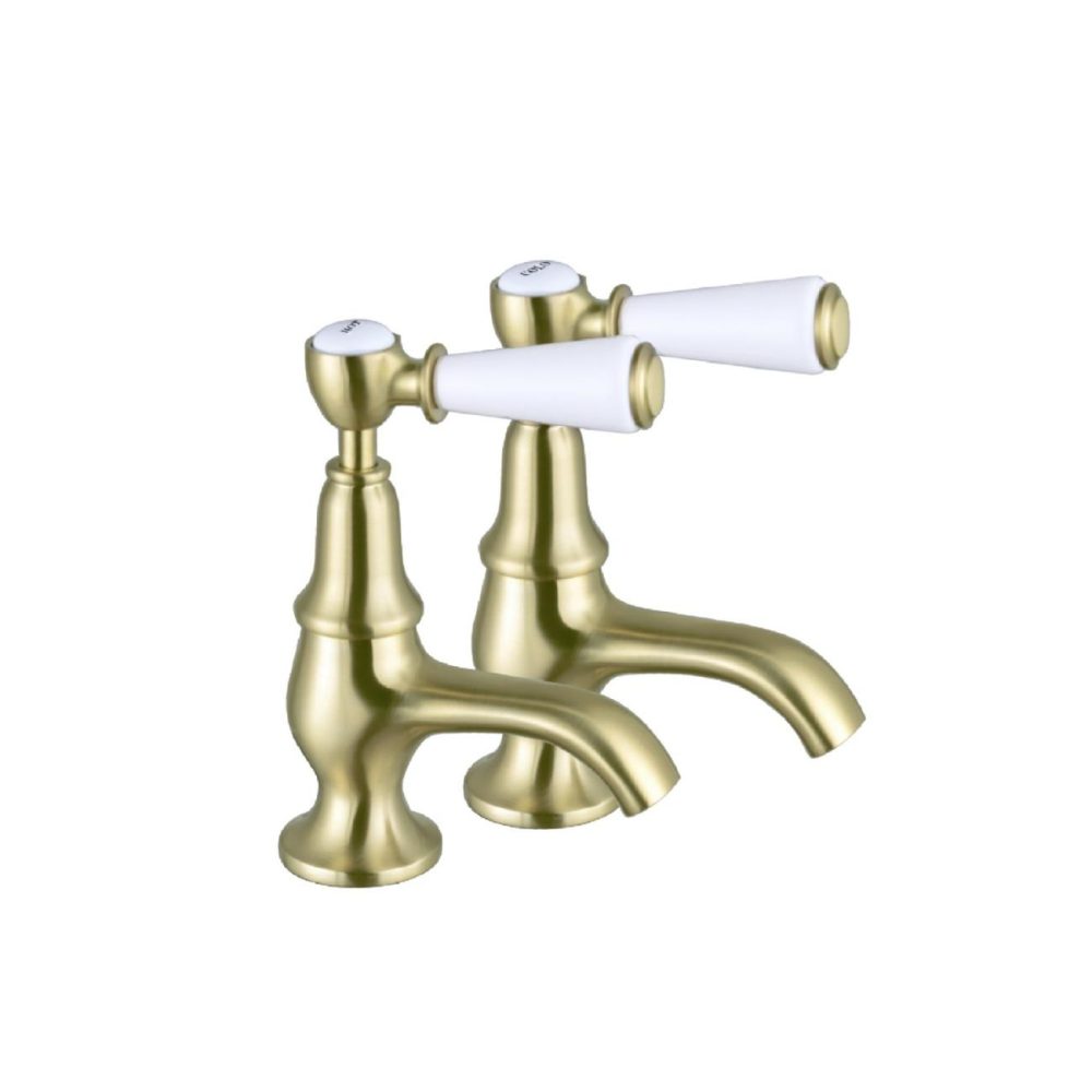 Gold Basin Pillar Taps – Helston Basin Taps