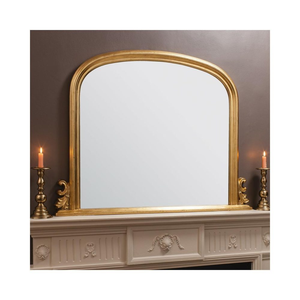 Gold Frame Overmantel Mirror Dining