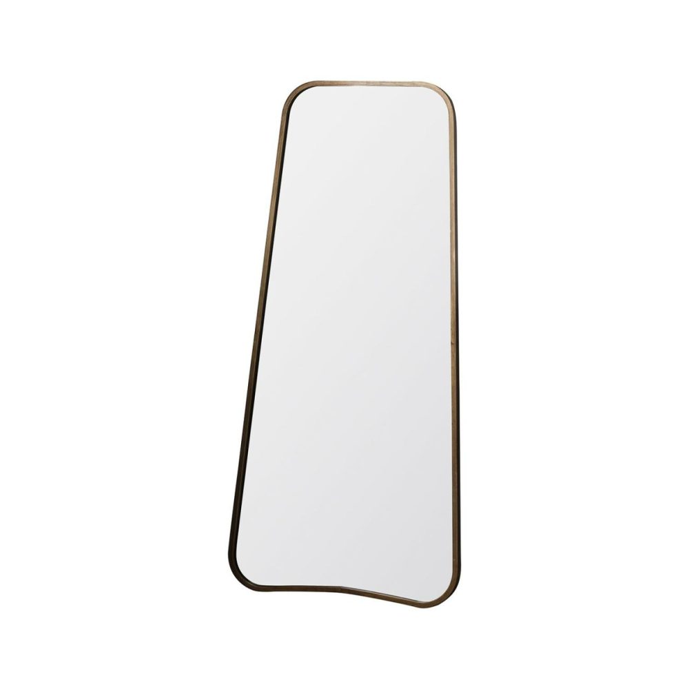 Gold Leaner Mirror – Caspian House Dining