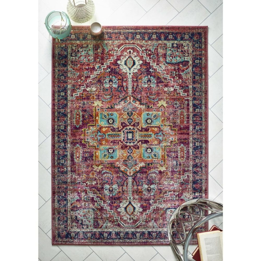 Granada Persian Style Rug In Pink – 170X120Cm Dining