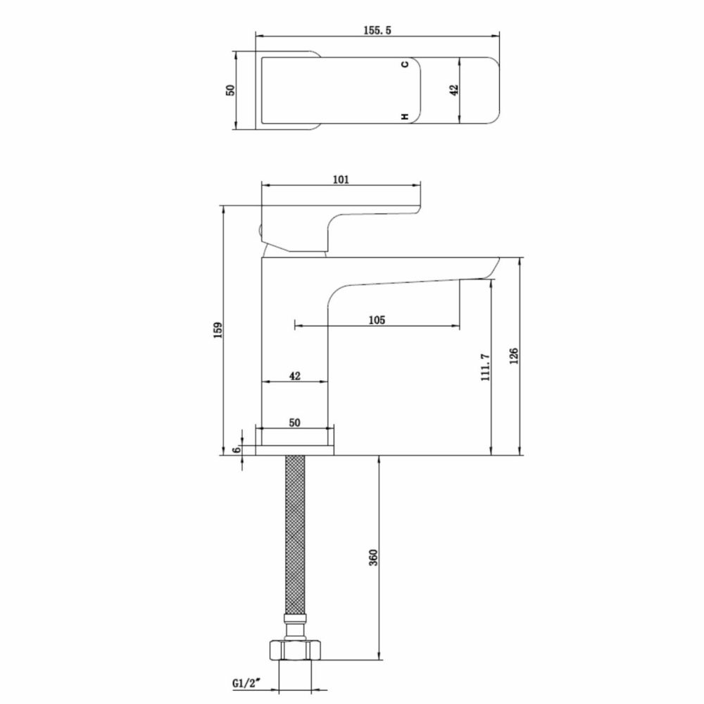 Gunmetal Bathroom Taps Pack With Shower – Zana Bathroom