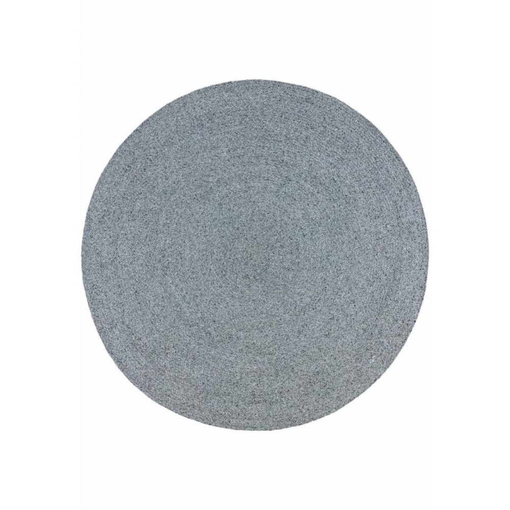 Indoor/Outdoor Grey Round Rug – 200X200Cm Dining