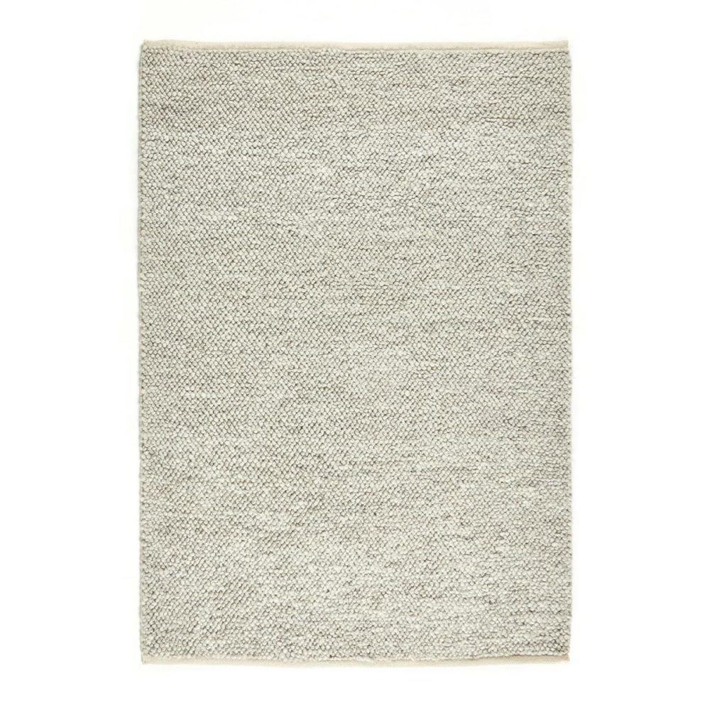 La Playa Textured Rug In Silver – 120X170 Cm Dining