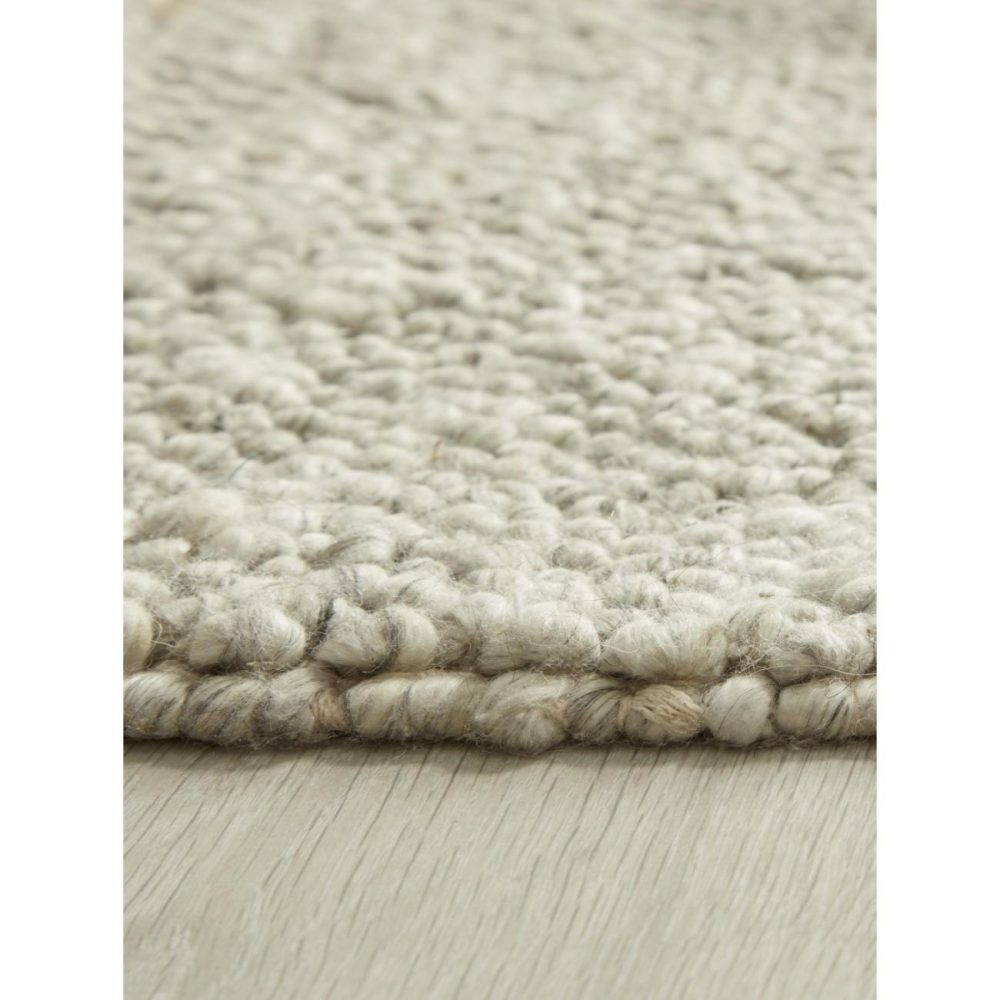 La Playa Textured Rug In Silver – 120X170 Cm Dining