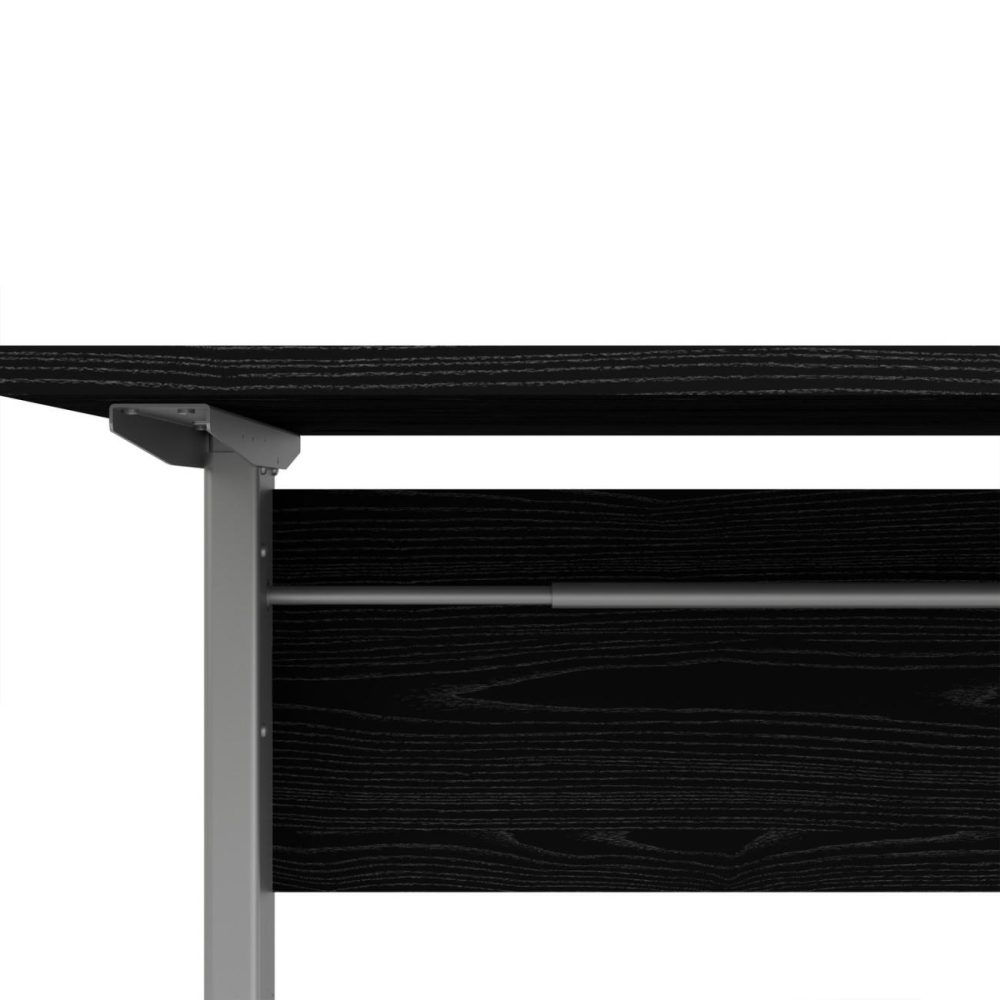 Large Black Wood Standing Desk With Electric Control – Prima Office