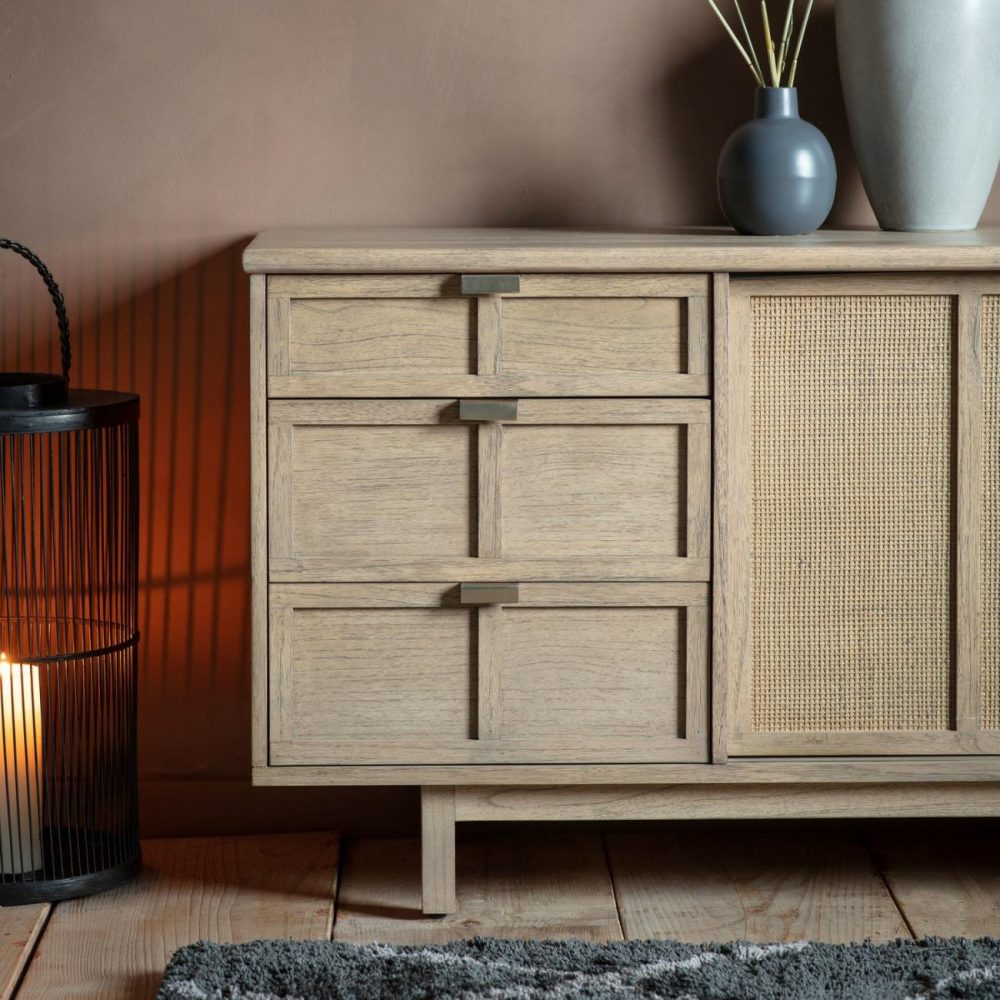 Large Oak Sideboard With Drawers – Kyoto Living Room