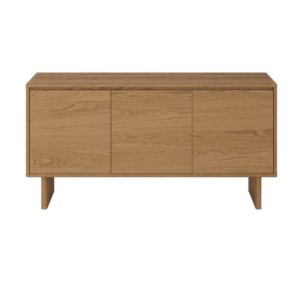 Large Rustic Oak Sideboard – 3 Doors – 150Cm – Mia Furniture