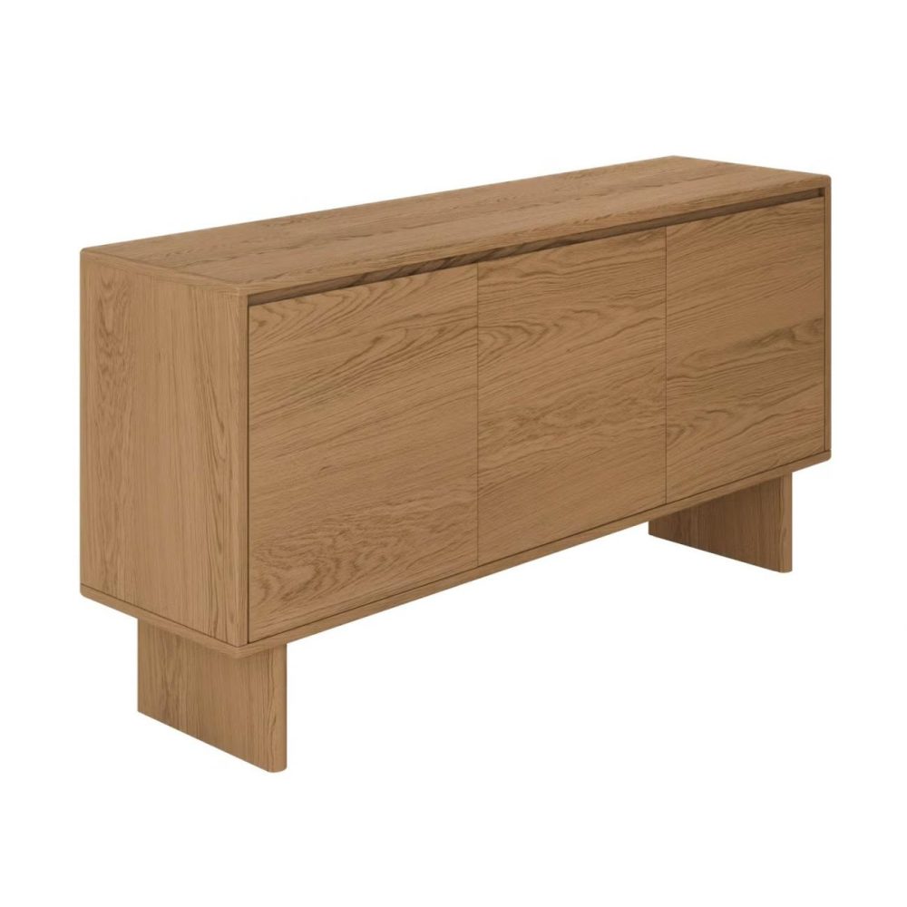 Large Rustic Oak Sideboard – 3 Doors – 150Cm – Mia Furniture